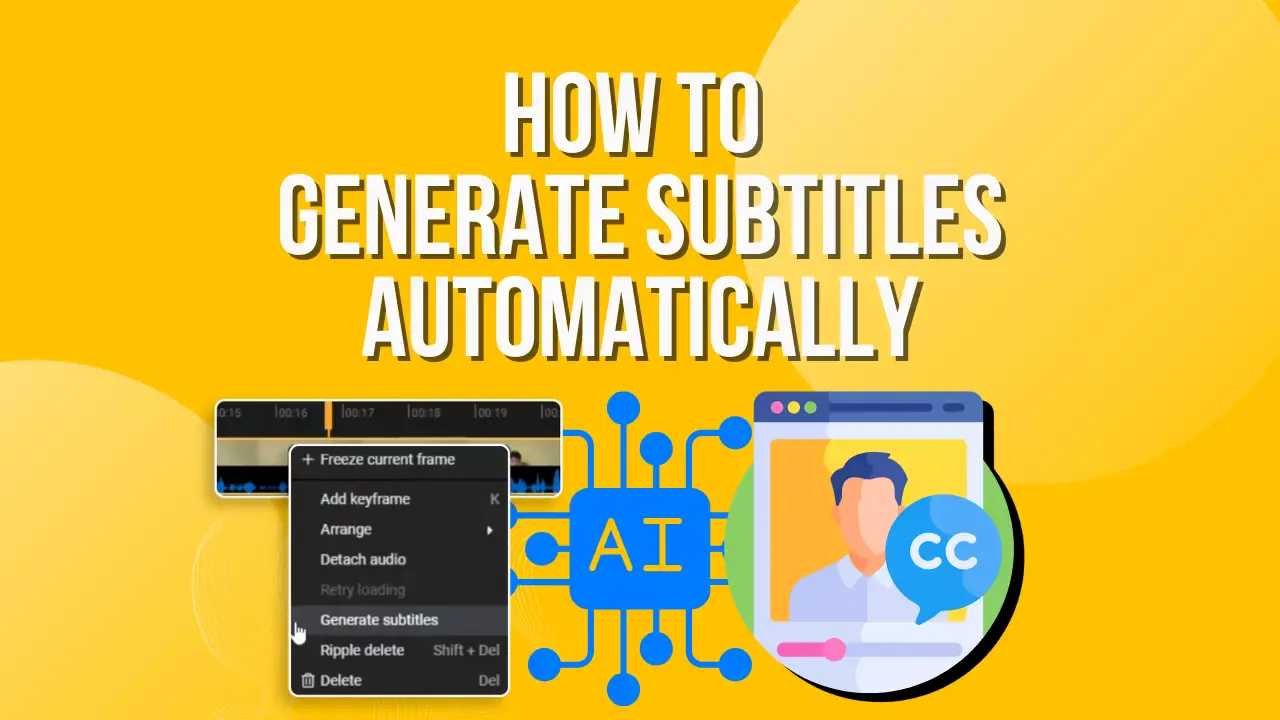 Easy to use auto subtitle generator
